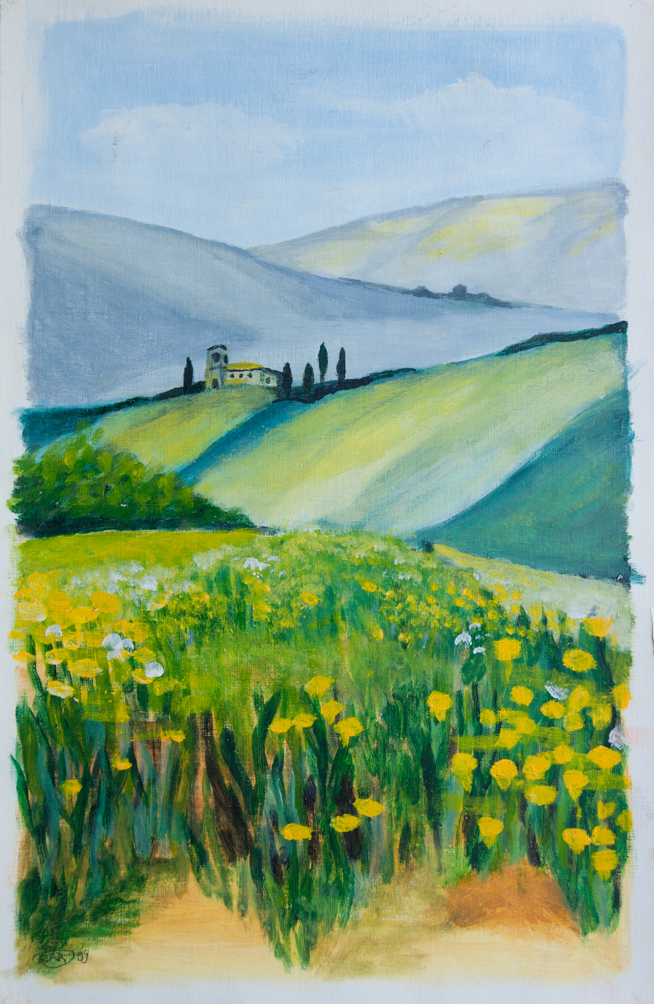 landschap acryl